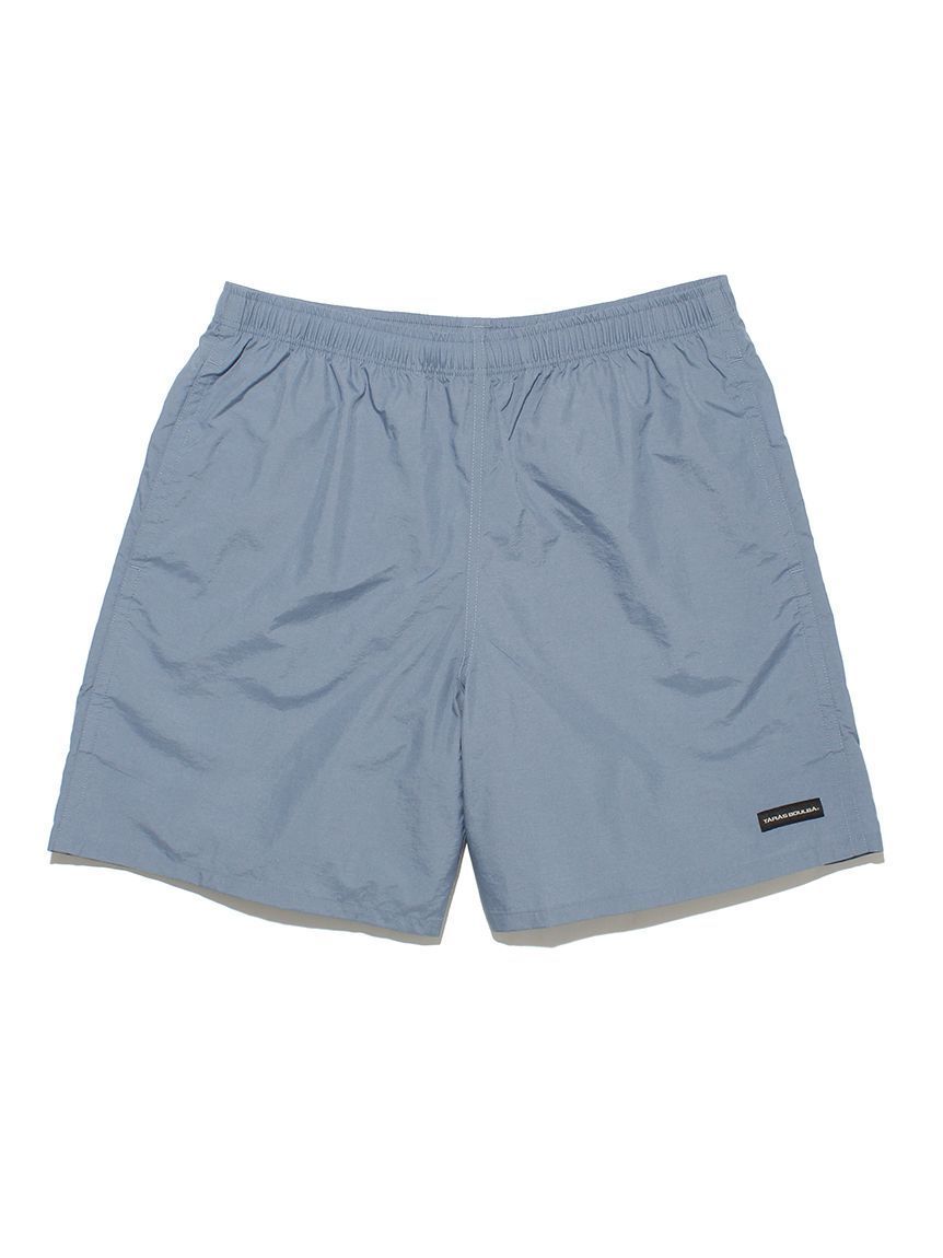 TB 寬版尼龍短褲-藍灰