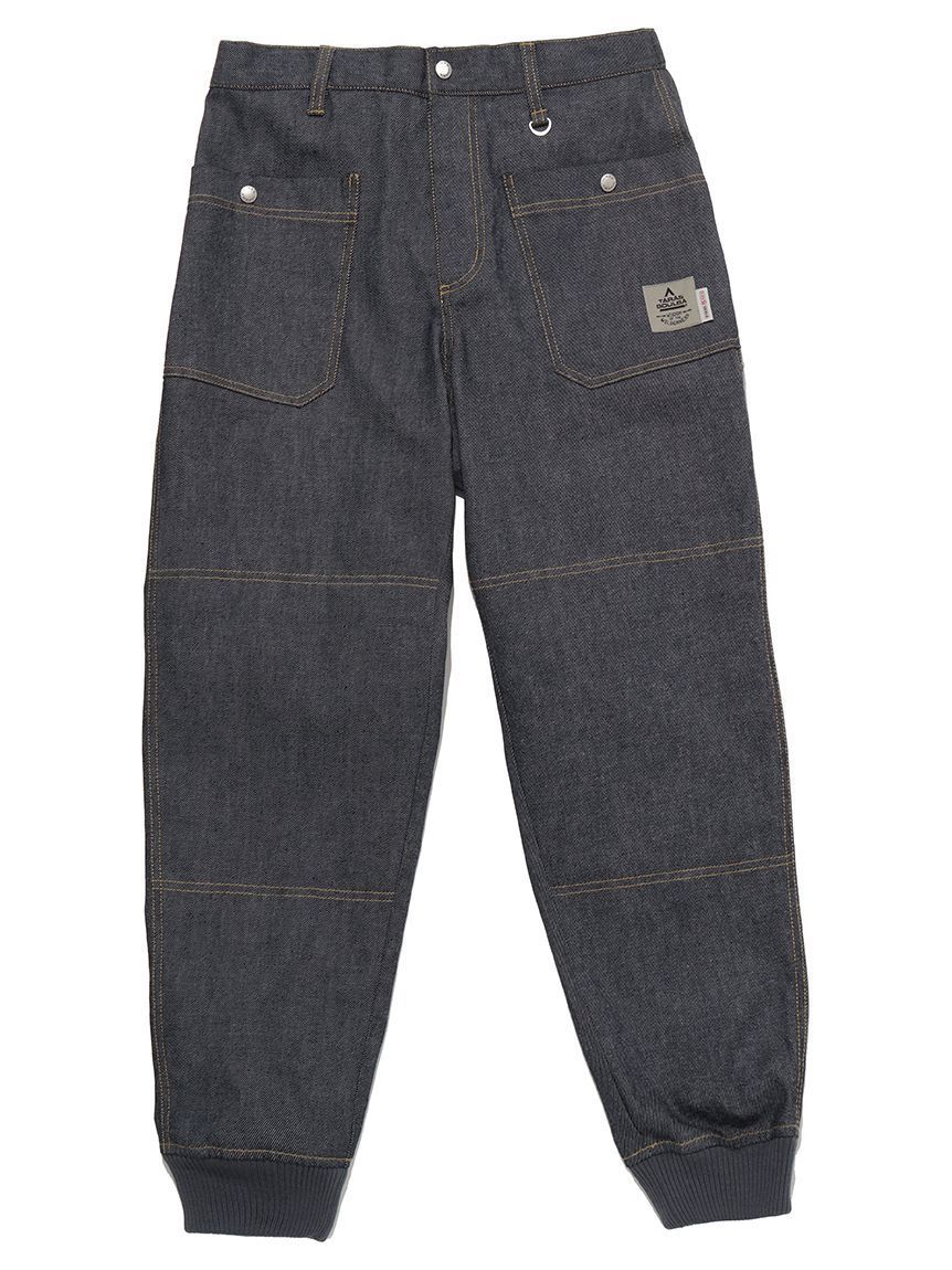 TB 丹寧束口褲 黑