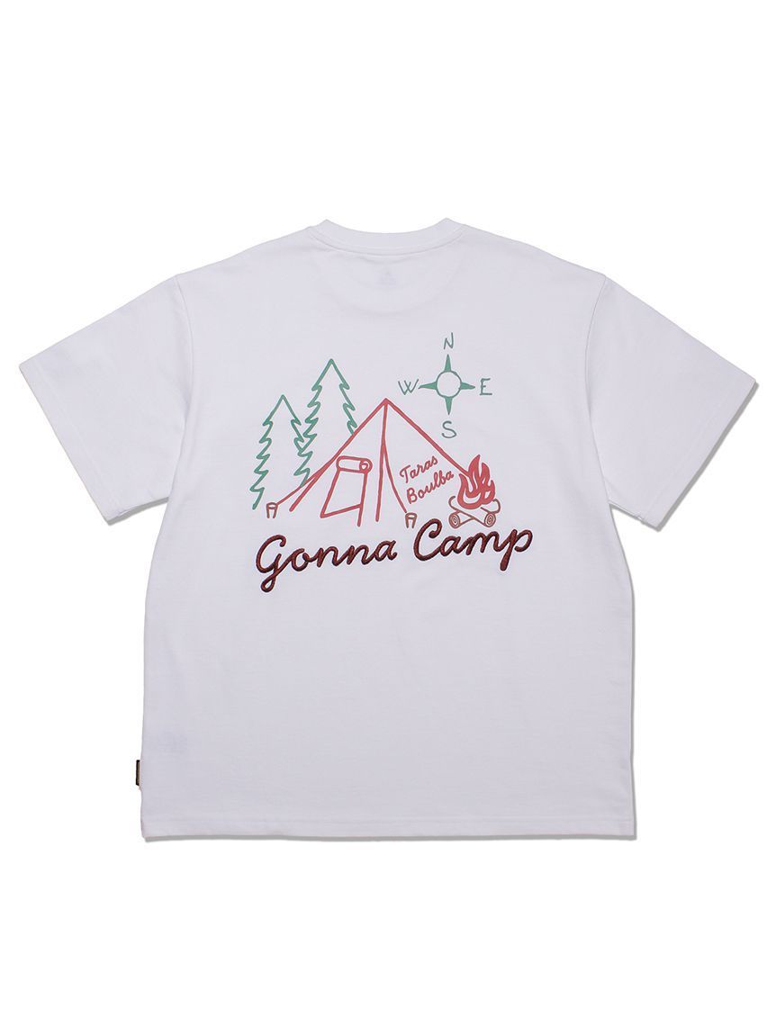 TB 露營塗鴉T-shirt 白