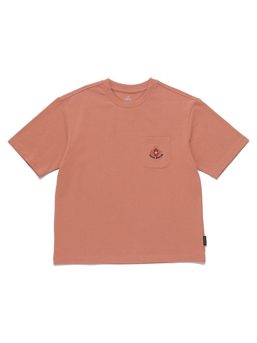 TB 純棉女款口袋T-shirt 粉色