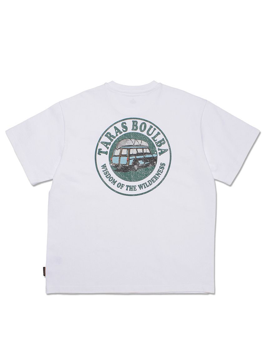 TB 汽車LOGO純棉T-shirt 白