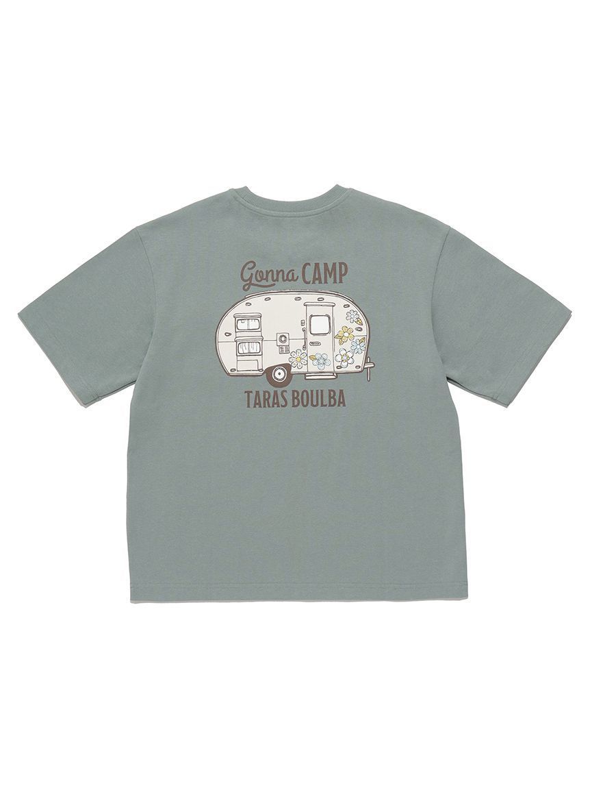 TB 純棉女款CAMP T-shirt 綠