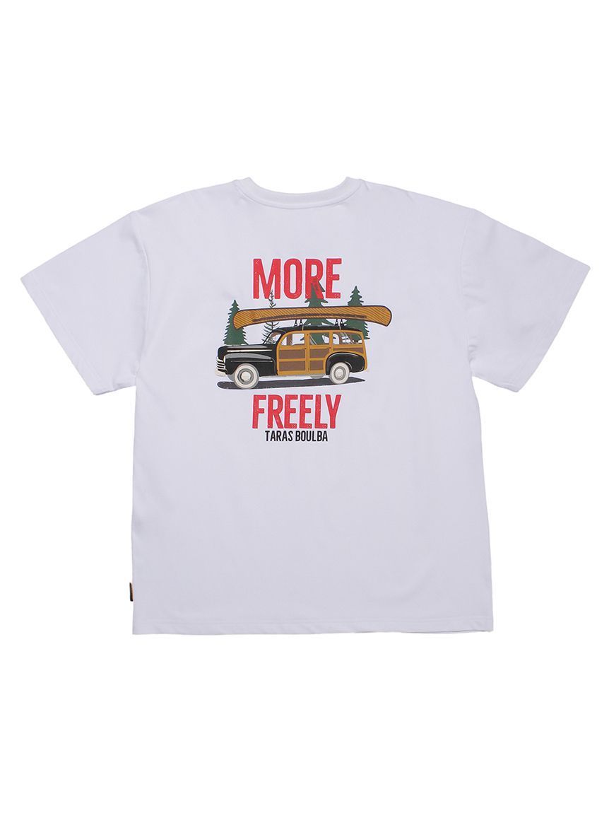 TB 汽車塗鴉T-shirt 白