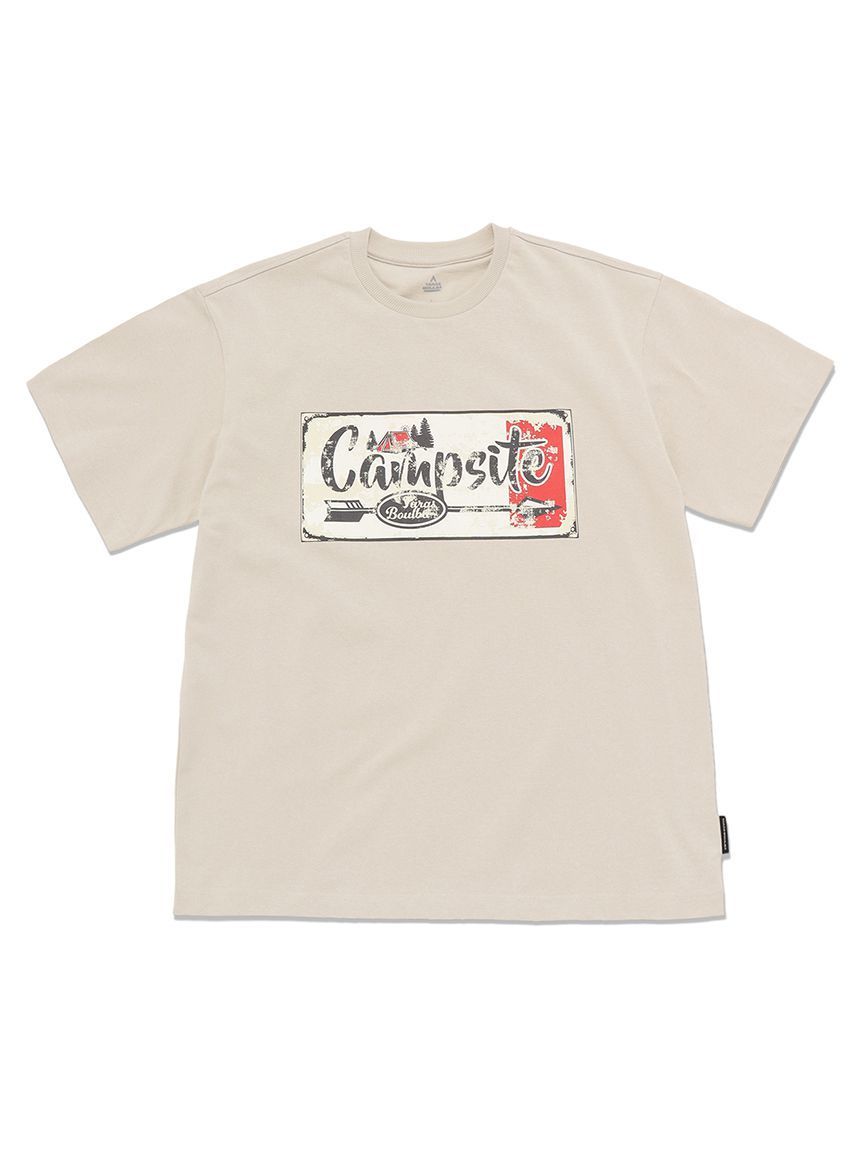 TB 露營印花T-shirt 米