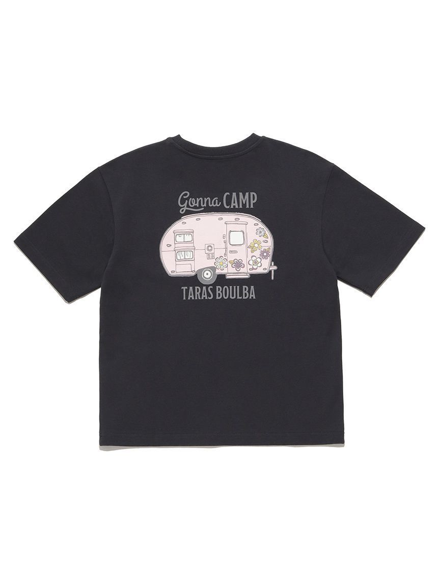 TB 純棉女款CAMP T-shirt 深棕