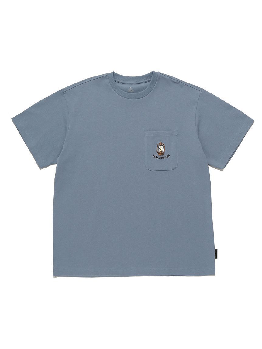 TB 油燈LOGO純棉T-shirt 藍