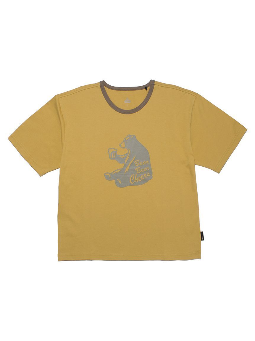 TB 女款小熊塗鴉T-shirt 黃