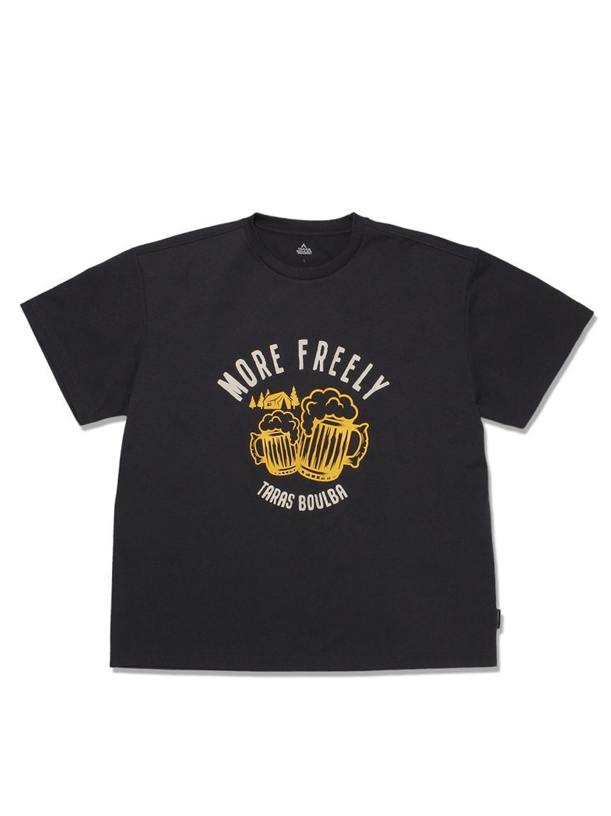 TB 啤酒塗鴉T-shirt 深棕