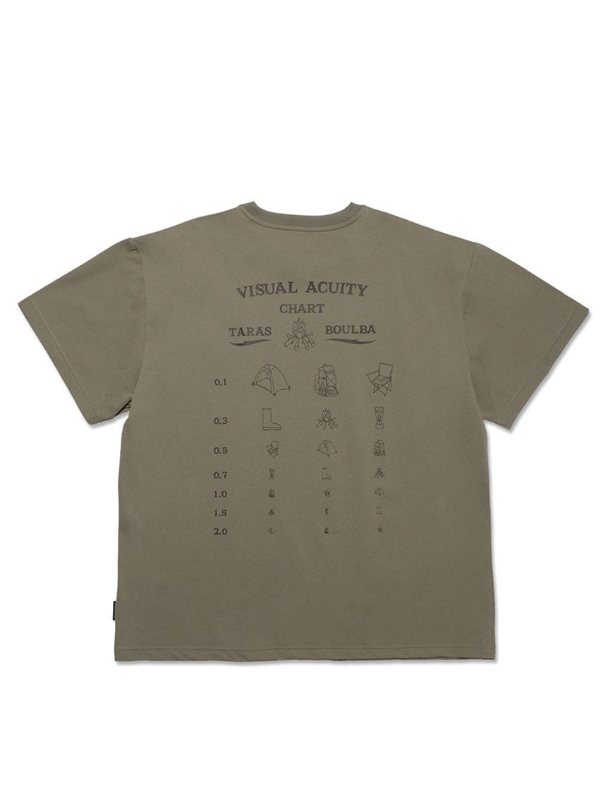 TB 視力測試塗鴉T-shirt 灰