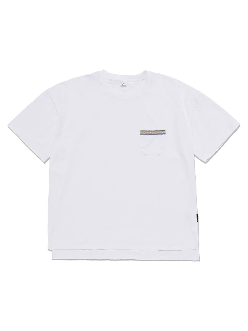 TB 女款口袋T-shirt 白