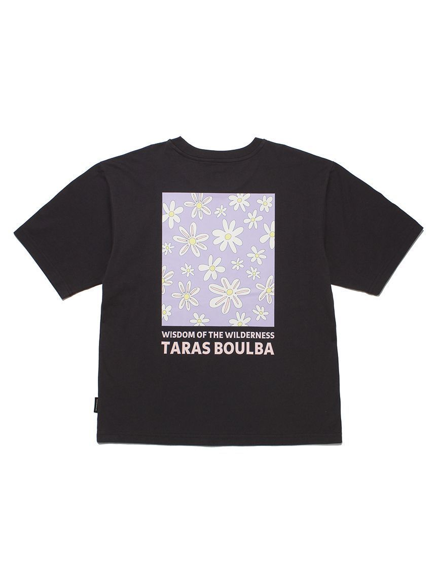 TB 天絲絨女款花漾 T-shirt 深棕