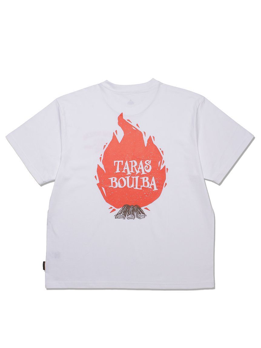 TB 火焰LOGO純棉T-shirt 白