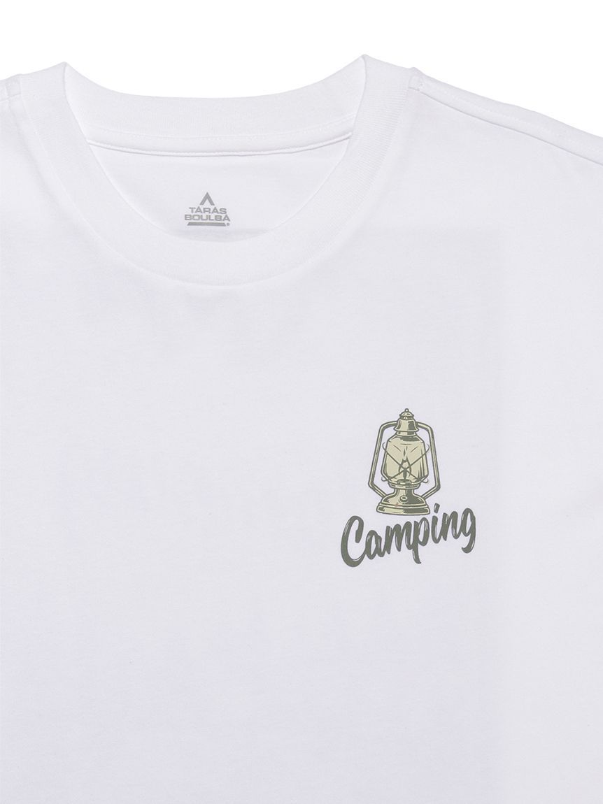 TB 露營塗鴉天竺棉T-shirt 白